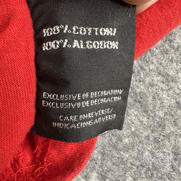 2 Kansas Jayhawks Tshirts Red Starter and Blue 2012 Final Four SZ L - Picture 15 of 16